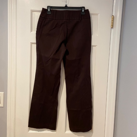 New York & Company Brown Wide-Leg Trousers – Size 4, Cotton Blend - Picture 7 of 8